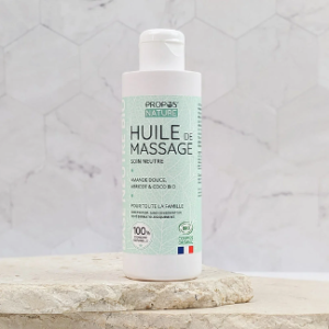 Huile de massage neutre Bio